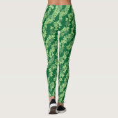 Ivy Vines, tinten van donker tot lichtgroen Leggings (Achterkant)