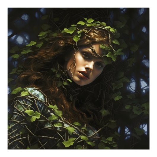 Ivy Vrouw Foto Afdruk (Voorkant)