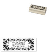 Ivybladeren Frame “Uit de bibliotheek van” Boeknaa Rubberstempel (Gestempeld)