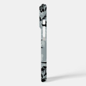 Iwalani  Hawaiian Charcoal Gray Floral Case-Mate iPhone Case (Achterkant / Links)