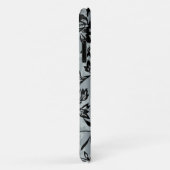 Iwalani  Hawaiian Charcoal Gray Floral Case-Mate iPhone Case (Achterkant/rechts)