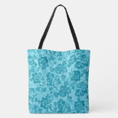 Iwalani  Hawaiian Floral Beach Bag Tote Bag (Achterkant)