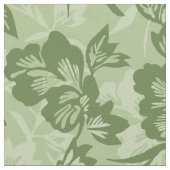 Iwalani  Hawaiian Moss Floral Stof (Close Up)