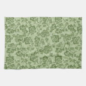 Iwalani  Hawaiian Moss Floral Theedoek (Horizontaal)