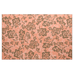 Iwalani Hawaiian Papaya Floral Stof
