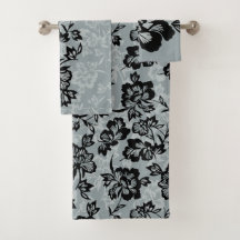 Iwalani Vintage Hawaiaanse bloemcoördinaten- Grijs