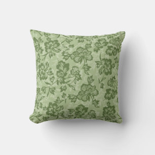 Iwalani Vintage Hawaiaanse Mos Bloemen Kussen