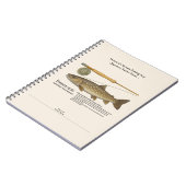 Iwana Mountain Stream Fishing Log Photo Notebook Notitieboek (Linkerzijde)