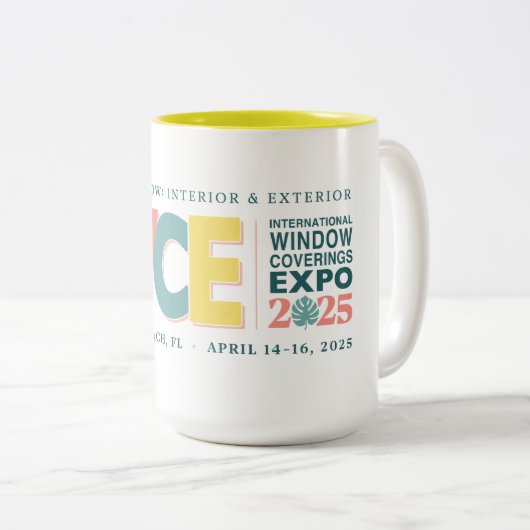 IWCE 2025 Kustgelukkoffie Mok (Voorkant rechts)