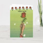 IWD 2026 Justice & Action Pinky Swear Feestdagen Kaart (Achterkant)