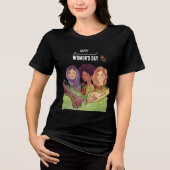 IWD 2026 Justice Rights Action Watercolor T-Shirt (Voorkant)