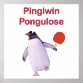 iWin Lose Penguin Ping Pong Poster (Voorkant)