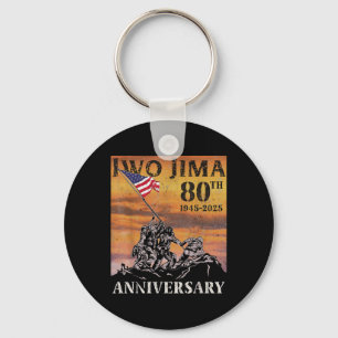 Iwo Jima 80e Jubileum Wwii Veteraan Amerikaanse vl Sleutelhanger