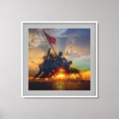 Iwo Jima-afbeelding Canvas Afdruk (Voorkant)