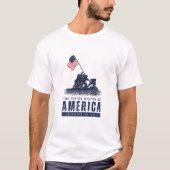 Iwo Jima Amerika 250 T-shirt (Voorkant)