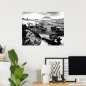 Iwo Jima Beach Poster (Thuiskantoor)