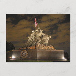 Iwo Jima bij nacht Briefkaart