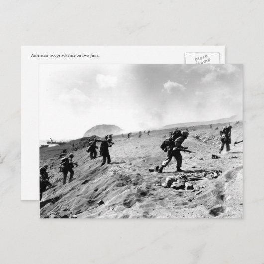 Iwo Jima Briefkaart (Voorkant / Achterkant)