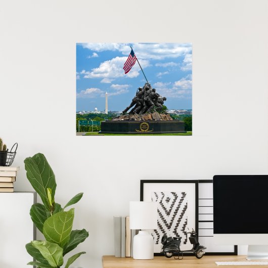 Iwo Jima - Cityscape Poster (Thuiskantoor)