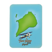 Iwo Jima Japan-eilandkaart Magneet (Verticaal)