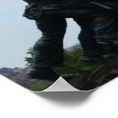 Iwo Jima Marines Memorial Monument in Arlingon, VA Poster (Hoek)