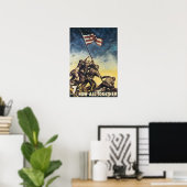 Iwo Jima: Marines Poster (Thuiskantoor)