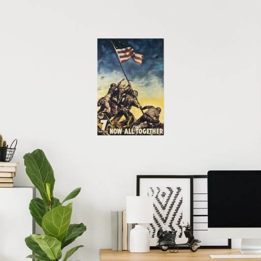 Iwo Jima: Marines Poster (Thuiskantoor)