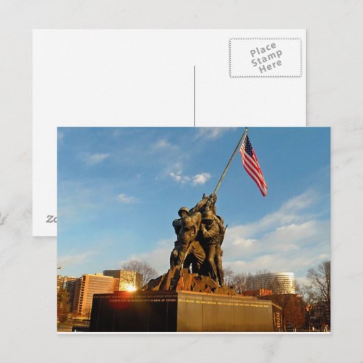 Iwo Jima Memorial Briefkaart (Voorkant / Achterkant)
