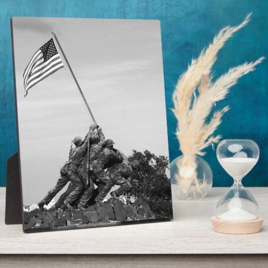 Iwo Jima Memorial Fotoplaat (Zijkant)