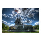 Iwo Jima Memorial (groot formaat) Foto Afdruk (Voorkant)
