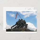Iwo Jima Memorial in Washington DC Briefkaart (Voorkant / Achterkant)