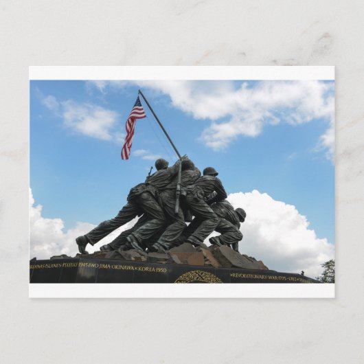 Iwo Jima Memorial in Washington DC Briefkaart (Voorkant)