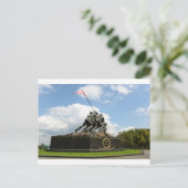 Iwo Jima Memorial in Washington DC Briefkaart (Staand voorkant)