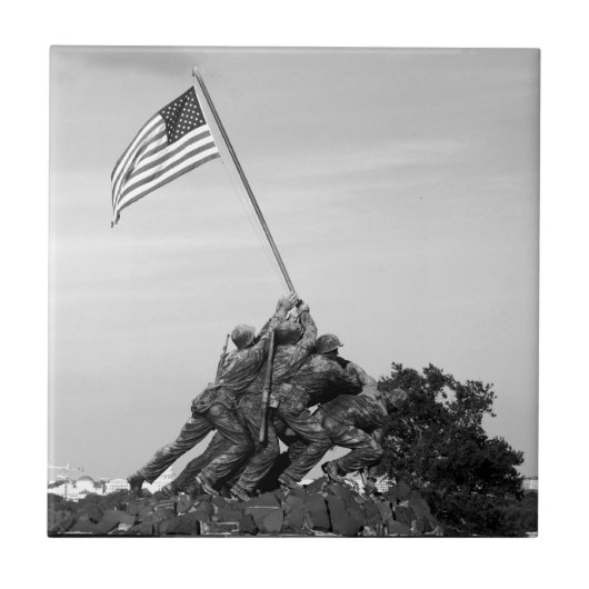 Iwo Jima Memorial Tegeltje (Voorkant)