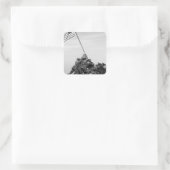 Iwo Jima Memorial Vierkante Sticker (Tas)