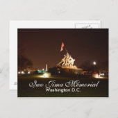 Iwo Jima Memorial, Washington D.C. Briefkaart (Voorkant / Achterkant)