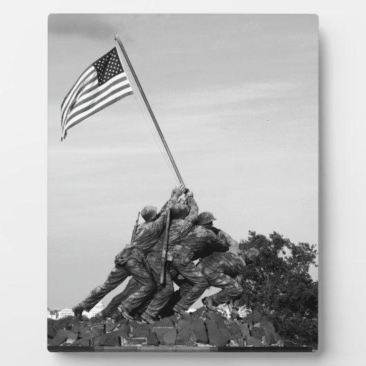Iwo Jima-monument Fotoplaat (Voorkant)