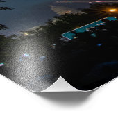 Iwo Jima-monument tijdens vuurwerk op 4 juli Foto Afdruk (Hoek)