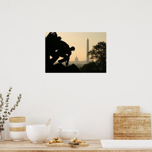 Iwo Jima Morning Poster (Keuken)
