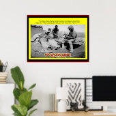 IWO JIMA NEGRO MARINES 1945 POSTER (Thuiskantoor)