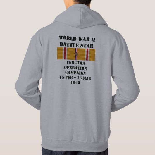 Iwo Jima Operation Campaign Hoodie (Achterkant)