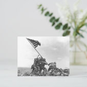 Iwo Jima Raising American Flag Briefkaart (Staand voorkant)