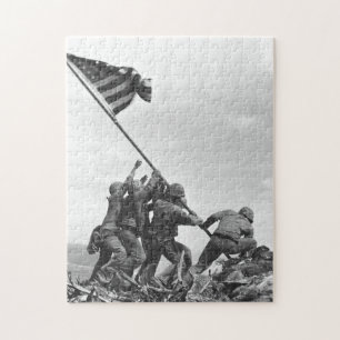 Iwo Jima Raising American Flag Legpuzzel