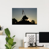 Iwo Jima Sunrise Poster (Thuiskantoor)