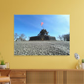 Iwo Jima uitgerekt canvas (Insitu (Woonkamer))