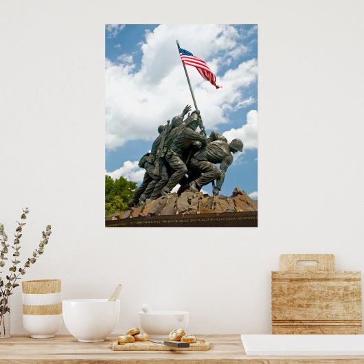 Iwo Jima - West Side Uitzicht Poster (Keuken)