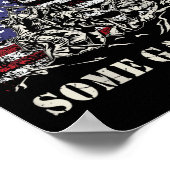 Iwo Jima Wwii Veteraan 4 juli Leger Amerikaanse vl Poster (Hoek)