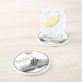 Iwo Jima Zandsteen Onderzetter (Zijkant)