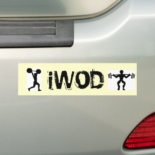 iWOD Bumpersticker (Op auto)