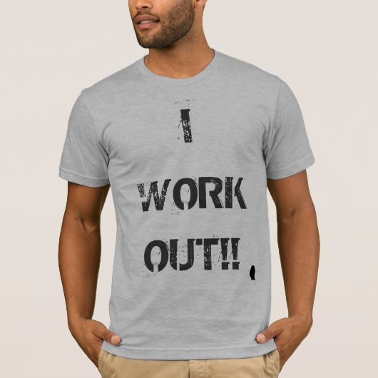 #IworkOUT T-shirt (Voorkant)